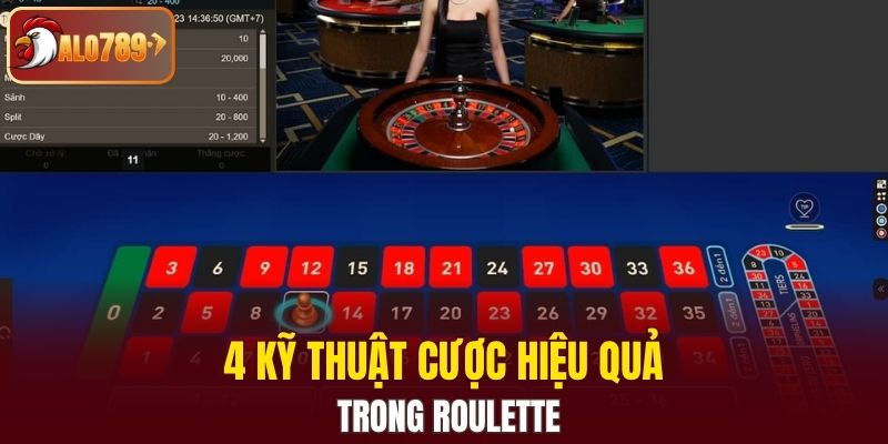 4 kỹ thuật cược hiệu quả trong Roulette